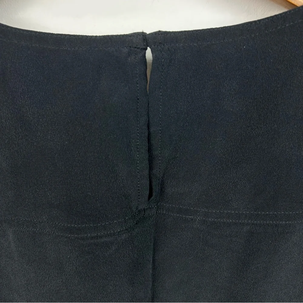 Everlane Black Silk Long Sleeve Size 14 - Picture 8 of 9